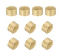 sourcing map 30Pcs Sleeve Bearings, 5mm Bore x 7mm OD x 4mm Length, Self-Lubricating Sintered Bronze Bushings