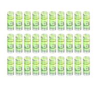 sourcing map 30pcs Small Cylindrical Bubble Level Vials 12x4.5mm PMMA Mini Horizontal Bubble Spirit Level Measuring Layout Tools for RV TV Picture Frame Hanging Tool Leveler