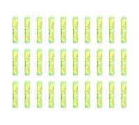 sourcing map 30pcs Small Cylindrical Bubble Level Vials 50x9mm PMMA Mini Horizontal Bubble Spirit Level Measuring Layout Tools for RV TV Picture Frame Hanging Tool Leveler