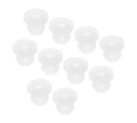 sourcing map 30Pcs Snap Rubber Grommet Hole Plug Mount Dia 6.5mm ID 4mm H 9mm Seal Anti-Scratch for Electrical Box Cable Pipe Transparent