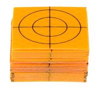 sourcing map 30pcs Survey Reflector Sheets 40x40mm Self-adhesive Reflective Tape Survey Target Mark for Total Stations, Yellow
