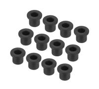 sourcing map 30Pcs t Shape Rubber Grommet Mount Dia 10.5mm ID 7mm H 12mm Black Seal Protection Cable Grommets Flexible for Cable Pipe
