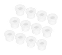 sourcing map 30Pcs t Shape Rubber Grommet Mount Dia 13mm ID 8mm H 12mm White Seal Protection Cable Grommets Flexible for Cable Pipe
