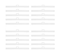sourcing map 30Pcs Vertical Blind Hangers, 119mm Plastic Vertical Blind Top Holders Blinds Curtains Replacement Slats for Home Office Hotels