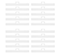 sourcing map 30Pcs Vertical Blind Hangers, 82mm Plastic Vertical Blind Top Holders Blinds Curtains Replacement Slats for Home Office Hotels