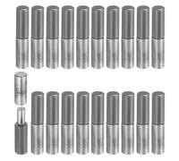 sourcing map 30Pcs Weldable Barrel Hinges, 2" x 3/8" Carbon Steel Heavy Duty Detachable Weld on Door Hinges for Metal Gate Swing Door Trailer Ramp