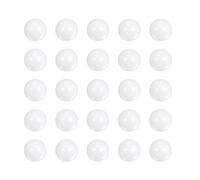 sourcing map 30pcs Zirconia Ceramic Balls 3mm Diameter G10 ZrO2 Ball for Bearings, White