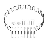 sourcing map 31.5" Upholstery Spring Replacement Kit, Carbon Steel Sagging Cushions Repair Kit Arch Spring with Balance Hooks, S Spring Clips, Screws for Sofa Recliner Chair, Black