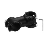 sourcing map 31.8mm Bike Stem 7 Degree 60mm Aluminum Alloy Bicycle Handlebar Stem with Hex Wrench for Mountain Road Bike BMX MTB Cycling, Shiny Black