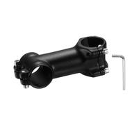 sourcing map 31.8mm Bike Stem 7 Degree 80mm Aluminum Alloy Bicycle Handlebar Stem with Hex Wrench for Mountain Road Bike BMX MTB Cycling, Black