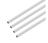 sourcing map 316L Stainless Steel Capillary Tube, OD 1.3mmx0.2mm Wall Thickness 305mm L Seamless Straight Stainless Pipe Metal Tubing for Construction/Industry Machinery/Crafting,Pack of 4