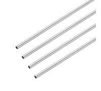 sourcing map 316L Stainless Steel Capillary Tube, OD 1mmx0.15mm Wall Thickness 305mm L Seamless Straight Stainless Pipe Metal Tubing for Construction/Industry Machinery/Crafting,Pack of 4