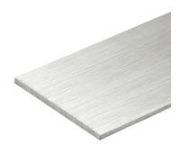 sourcing map 316L Stainless Steel Flat Bar 100mm Length 50mm Width 4mm Thickness Metal Strips Brushed Finish for DIY Kitchen Craft Machinery Building Chemical Industry, 2pcs