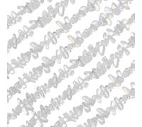 sourcing map 32 Inches 3-5mm Natural Opal Gemstone Strand Chips Free Form Tumbled Loose Gemstone Beads Irregular Drilled Stone Bead for Jewelry Making Craft Supplies (Pale White)