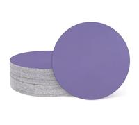 sourcing map 32 Pcs 3 Inch Sanding Disc 3000 Grit Purple Aluminum Oxide