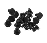 sourcing map 32 Pieces Black Rubber Stopper, 5.3mm Plug Holes for 5mm/0.2" Hole