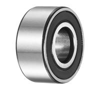 sourcing map 3203-2RS/5203-2RS Double Row Sealed Angular Contact Ball Bearing, 17 x 40 x 17.5mm Ball Bearings for Electric Motor, Pumps, Compressor, Agricultural Machinery
