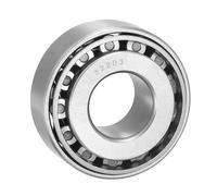 sourcing map 32206 Tapered Roller Bearing Cone and Cup Set, 30mm Bore x 62mm OD x 21.25mm Thick, Chrome Steel Taper Bearing Set, ABEC-3
