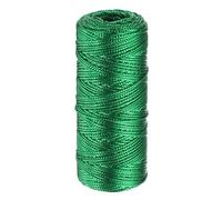 sourcing map 328 Feet/109 Yards Metallic Cord Green Twine 1.5mm Thread String for Crafts Gift Wrapping Christmas Decoration Hanging Tag