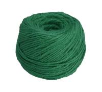 sourcing map 328 Feet Natural Jute Twine String,3mm Thin Garden Twine Rope Colored Plant String Cord for DIY Art Crafts Gift Wrapping Decoration Packing Gardening Plant Hanger,Dark Green