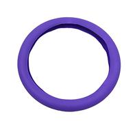 sourcing map 32mm Dia Purple Silicone Anti-Slip Steering Wheel Cover Protector for Auto Car