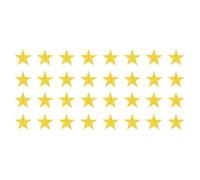 sourcing map 32Pcs Iron on Star Patches, Sew on Star Embroidered Patches, Decorative Repair Patch Applique for DIY Crafts Backpacks Bags Hats Clothes, 29mm Yellow