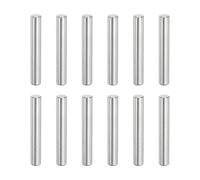 sourcing map 32Pcs M6 x 40mm Dowel Pin, 304 Stainless Steel Cylindrical Dowel Pins, Shelf Support Pegs Rod Fastener for Cabinet Furniture DIY Installation Industry Mechanical