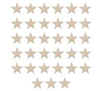 sourcing map 33 Pcs 5Star Patches Iron on Patches, Milky White Sew Embroidered Patches Appliques Embellishments 1.1IN Repair Patch for DIY Garment Craft Backpack Clothes Gift Decorations
