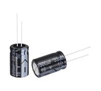 sourcing map 3300uF 16V 13x21mm Electrolytic Capacitor, Radial Leads Aluminum Capacitors for TV, LCD Monitor, VCD, 24Pcs