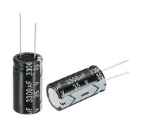 sourcing map 3300uF 35V 16x31mm Electrolytic Capacitor, Radial Leads Aluminum Capacitors for TV, VCD, LCD Monitor, Speaker, 20Pcs