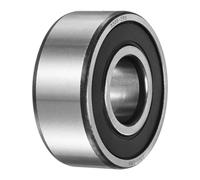 sourcing map 3305-2RS/5305-2RS Double Row Sealed Angular Contact Ball Bearing, 25 x 62 x 25.5mm Ball Bearings for Electric Motor, Pumps, Compressor, Agricultural Machinery