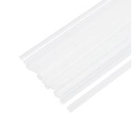 sourcing map 33cm 20pcs Plastic Welding Rods, 13 Inch PP Welding Strips 1/8"x3/16" for Plastic Welder Soldering Tool Kit, Car Bumpers, Kayak Repair, White