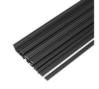 sourcing map 33cm x 7mm 20pcs Plastic Welding Rods, 13 Inch PP Welding Strips 1/4" for Plastic Welder Soldering Tool Kit, Kayak Repair, Car Bumper, Black