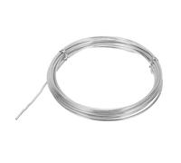 sourcing map 35 Gauge Aluminum Craft Wire, 16 Feet Bendable Wire Metal Armature Wire for Jewelry Making DIY Sculpting Floral Wreath Making Wire Wrapping Christmas Ornaments (35 AWG Silver)