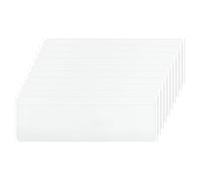 sourcing map 35 Pcs Self Adhesive Index Card Pockets with Top Open, 2.8" x 1" Clear Plastic Labels Holders Card Holder for Libraries Organizing and Protecting Index Cards, Transparent