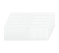 sourcing map 35 Pcs Self Adhesive Index Card Pockets with Top Open, 8.7" x 3" Clear Plastic Labels Holders Card Holder for Libraries Organizing and Protecting Index Cards, Transparent