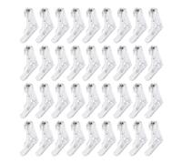 sourcing map 36 Pack Plastic Tablecloth Clips, 2.2"x2.28" Windproof Table Cloth Cover Clamps Spring Loaded Holder Clips for Home Party Picnic Wedding Camping Dining Tables, Clear