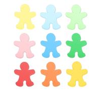 sourcing map 36 Pcs Colorful People Cutouts Paper, Spring Bulletin Board Cutouts Decorations People Shaped Die Cut Paper Cut-Outs with Glue Point for DIY Craft Classroom