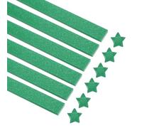 sourcing map 360 Sheets Origami Paper Glitter Stars Papers Deep Green Fold Paper for Beginner Arts Crafts Projects,0.4 x 9.5 Inch