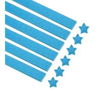 sourcing map 360 Sheets Origami Paper Glitter Stars Papers Lake Blue Fold Paper for Beginner Arts Crafts Projects,0.4 x 9.5 Inch