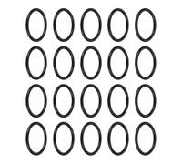 sourcing map 36Pcs AS-213 Nitrile Rubber O-Rings, 15/16" ID, 1-3/16" OD, 1/8" Width Round Seal Rings Gasket for Automotive Machine Faucet Seal Repair Plumbing Compressor, 70 Durometer, Black