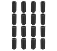 Sourcing Map 36Pcs Black Round PVC Chair Leg Caps, Fit OD 4mm (1/6 Inch), Non-Marking, Non-Slip, Noise Reduction & Anti-Scratch, Easy to Install, Suitable for Indoor/Outdoor Furniture