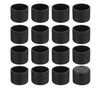 sourcing map 36Pcs Chair Leg Caps, Fit OD 32mm (1-1/4 Inch) Non-Marking PVC Chair Leg Tips Non-Slip Chair Leg Floor Protectors Round Table Covers End Caps for Furniture, Black