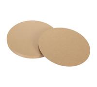 sourcing map 36Pcs Circle Kraft Paper, 15 x 15 cm Round Shape Cardstock Paper Circle Bulletin Board for Art Supplies, Origami, Paper Crafting, Brown