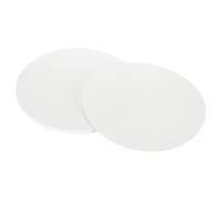 sourcing map 36Pcs Circle Kraft Paper, 25 x 25 cm Round Shape Cardstock Paper Circle Bulletin Board for Art Supplies, Origami, Paper Crafting, Cream White