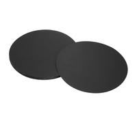sourcing map 36Pcs Circle Kraft Paper, 25 x 25 cm Round Shape Cardstock Paper Circle Bulletin Board for Art Supplies, Origami, Paper Crafting, Black