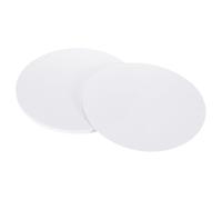 sourcing map 36Pcs Circle Kraft Paper, 25 x 25 cm Round Shape Cardstock Paper Circle Bulletin Board for Art Supplies, Origami, Paper Crafting, White