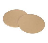 sourcing map 36Pcs Circle Kraft Paper, 29 x 29 cm Round Shape Cardstock Paper Circle Bulletin Board for Art Supplies, Origami, Paper Crafting, Brown