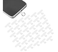 sourcing map 36pcs Phone Tether Tab, Universal Phone Lanyard Patch t Shape Cell Phones Strap Replacement Part for Most Smartphone Cases, White