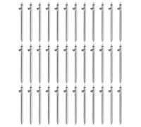 sourcing map 36pcs Quick Release Spring Bar 18mm Width 1.5mm Diameter Stainless Steel Watch Pins Replacement Band Strap Link Pins Watch Lugs for Watch Band Straps